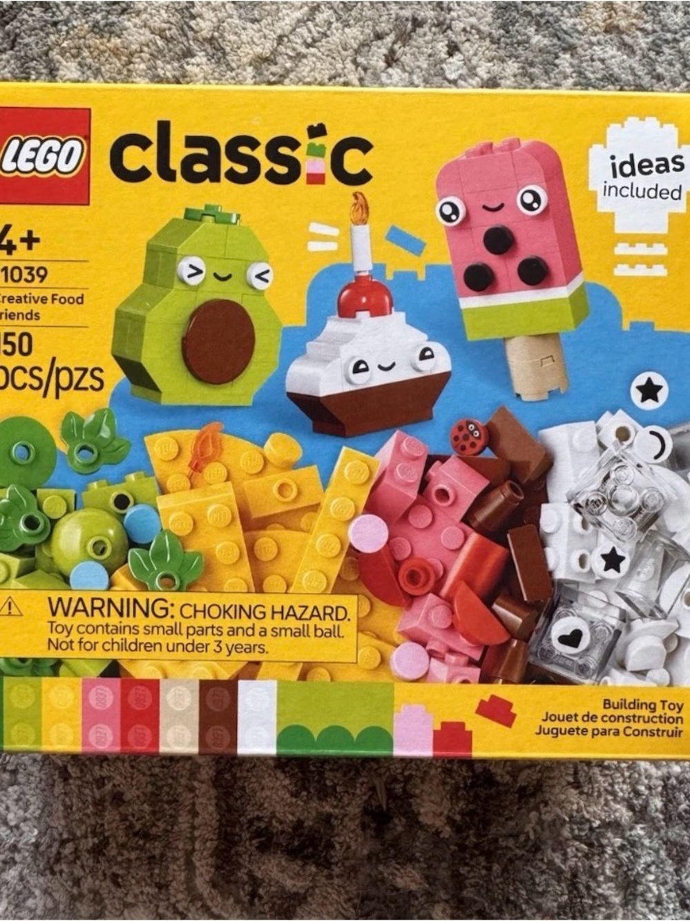 LEGO Classic 11039 Creative Food Friends Building Toy 150 pcs